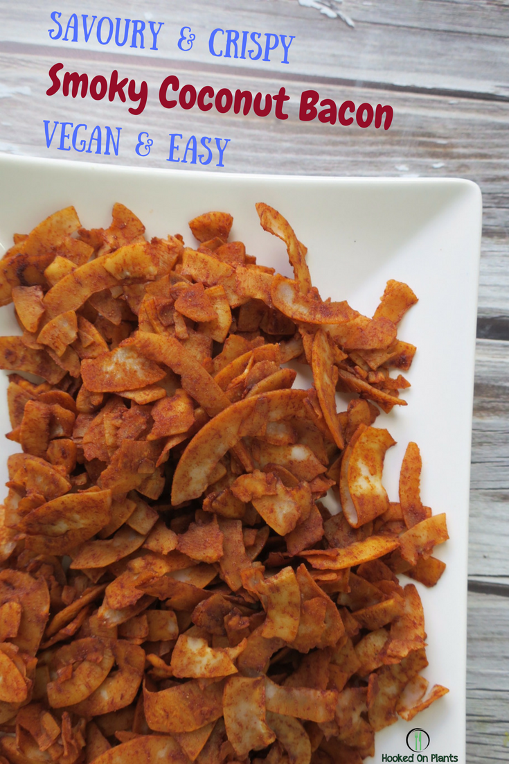 Smoky Vegan Coconut Bacon