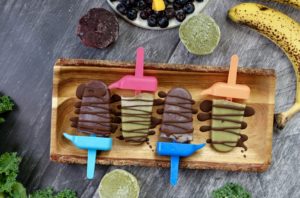 Chocolate Green Smoothie Popsicles | Detox Pops