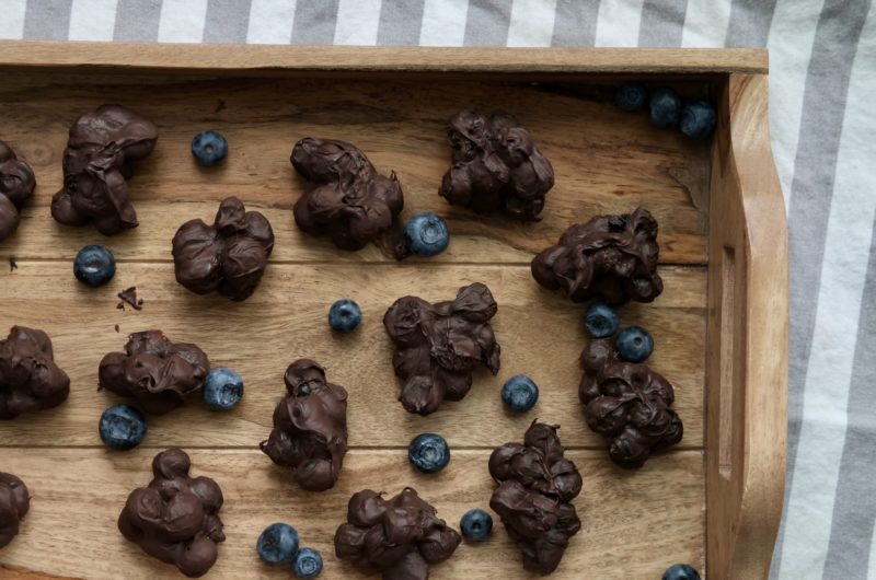 Delightful Chocolate Blueberry Clusters